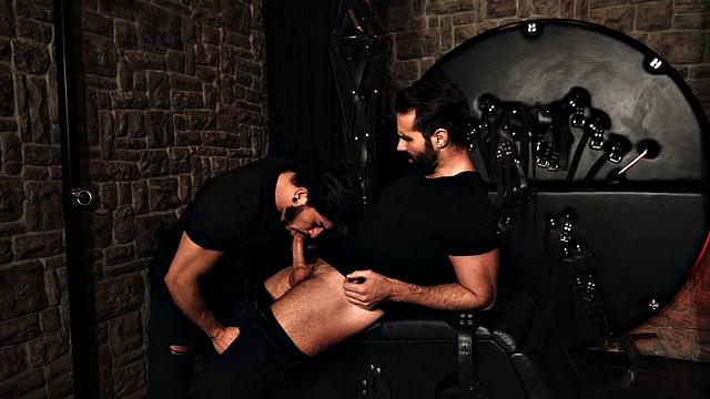 Stud bareback sub after blowjob in erotic couple