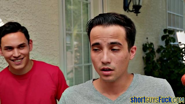 Horny Latina MILF pounded by two guys