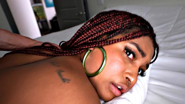 Exotic Art Student Gets Painted