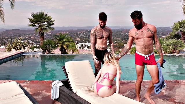 DEVILS FILM - Wild Couple Has Threesome With Nice Happy Ending