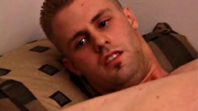 We find Tye and straight boy Collin perched on Tye's bed. Tye sees an opportunity to have some fun with his friend and goes down for his cock, while the boy watches a porn video.