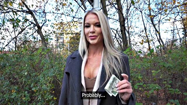 Lingerie blonde bae doggystyled in POV