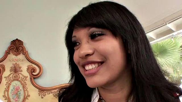 Sexy ebony teen ramred by old man cock