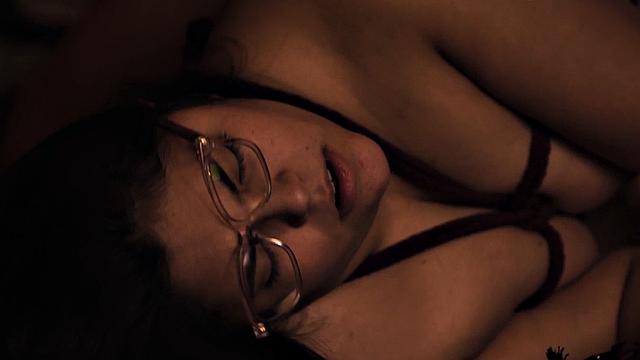 Trapped BDSM slut fucked by dominant guy in wet pussy