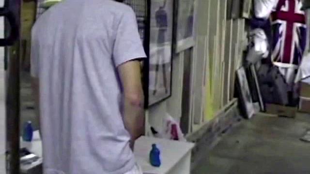 Jayden is skateboarding in his garage when he finds a porn magazine. He starts flipping through it while getting hard. Jayden strokes to the visual stimulation until he cums.