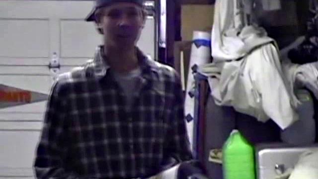 Jayden is skateboarding in his garage when he finds a porn magazine. He starts flipping through it while getting hard. Jayden strokes to the visual stimulation until he cums.