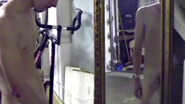 Jayden is skateboarding in his garage when he finds a porn magazine. He starts flipping through it while getting hard. Jayden strokes to the visual stimulation until he cums.
