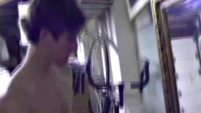 Jayden is skateboarding in his garage when he finds a porn magazine. He starts flipping through it while getting hard. Jayden strokes to the visual stimulation until he cums.