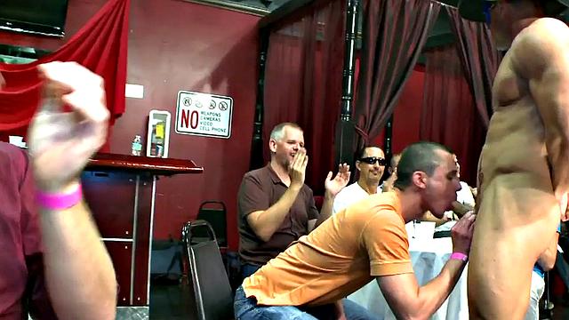 Real bachelor party cocksucking strippers
