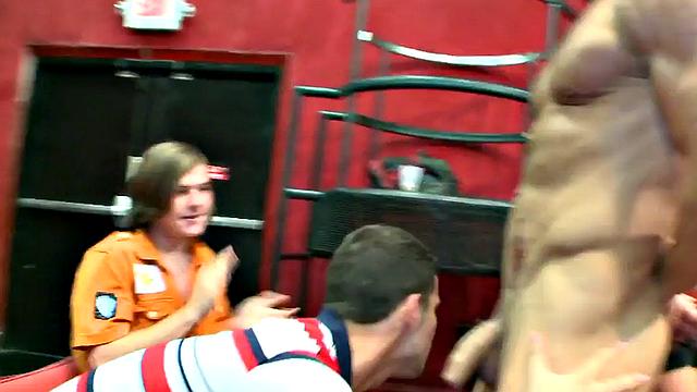 Real bachelor party cocksucking strippers