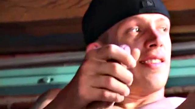 Shane strokes his dick