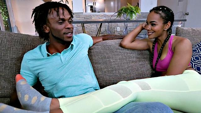 Big booty slut fucked by black dick in doggystyle