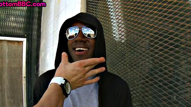 Black public stud assbanged outdoors in pickup for paid anal