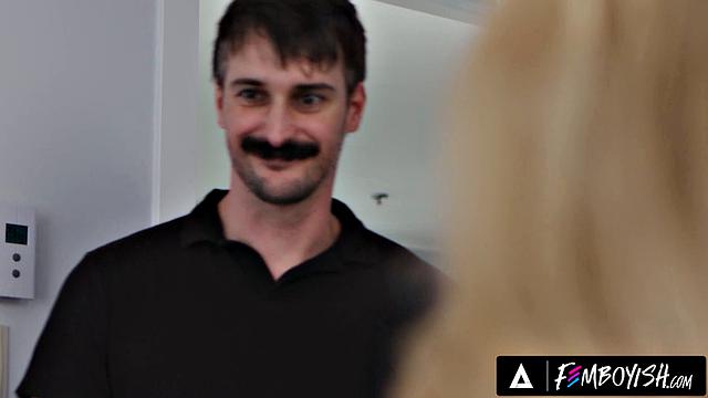 FEMBOYISH - Femboy Cuties Caught Roommate Seb Leblan Watching Them