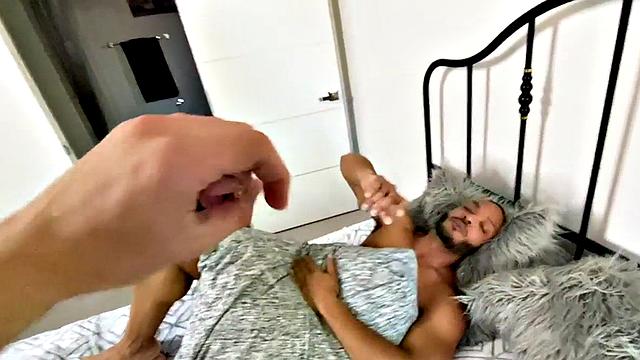 Mesmerized Black bottom barebacked in amateur POV home