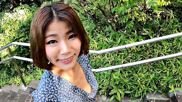 Petite Japanese Yoga instructor Miyu Shiratori visits us