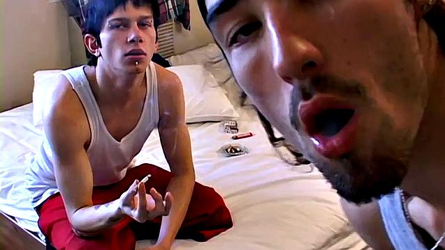 Ian & Dustin And A Pack Of Winstons - Hot Threesome Fun!