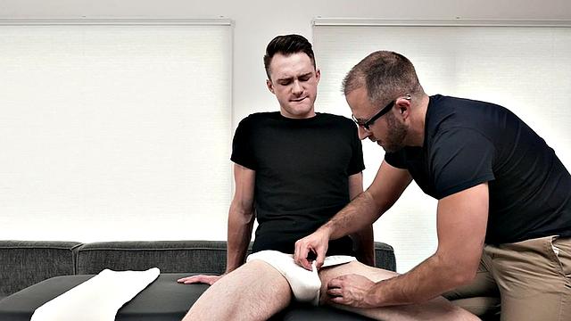 Hairy daddybottom drilled by twunk after cocksucking