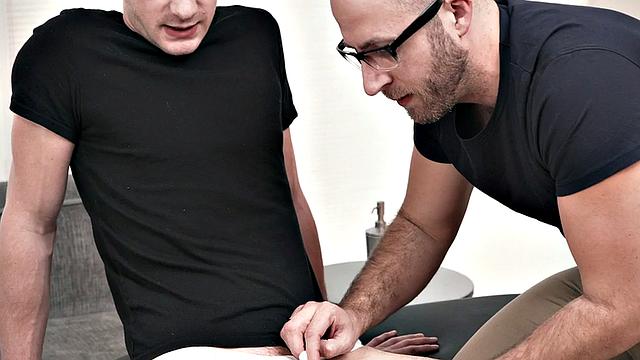 Hairy daddybottom drilled by twunk after cocksucking