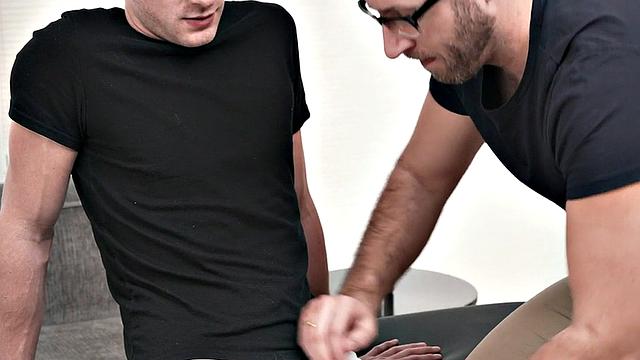 Hairy daddybottom drilled by twunk after cocksucking