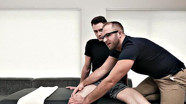 Hairy daddybottom drilled by twunk after cocksucking