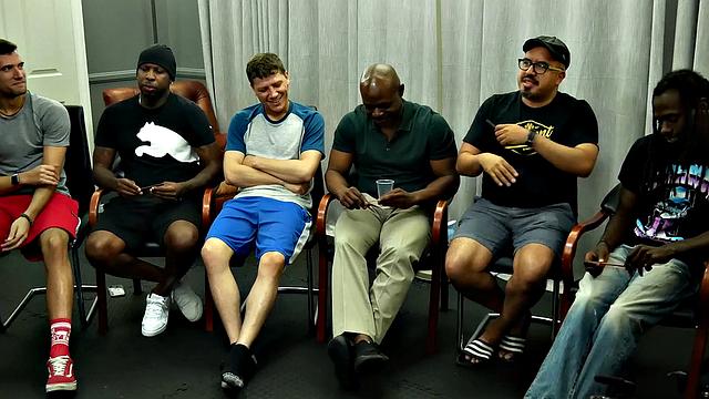 GangbangCreampie - Small Tittied Hottie Gets Blowbanged And Gangbanged