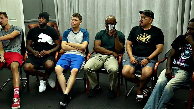 GangbangCreampie - Small Tittied Hottie Gets Blowbanged And Gangbanged