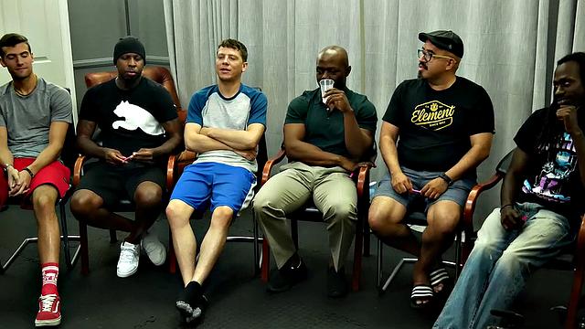 GangbangCreampie - Small Tittied Hottie Gets Blowbanged And Gangbanged