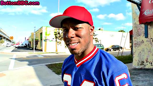 White guy fucks black handsome stud POV