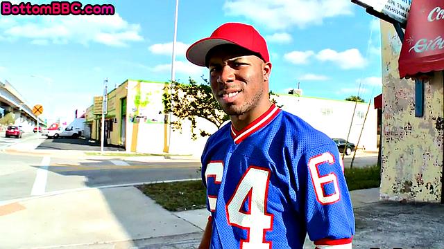 White guy fucks black handsome stud POV