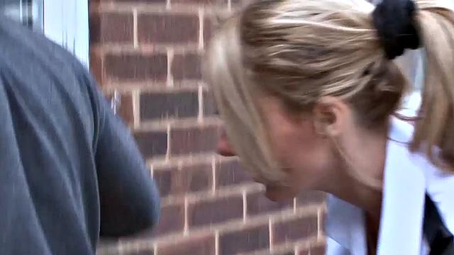 English MILF Constable Stacy Saran Gets Pounded