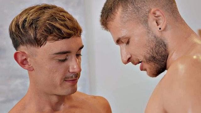 bottom stud barebacked by jock after BJ