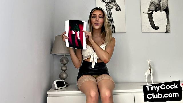 SPH domina humiliates pathetic men with small dick