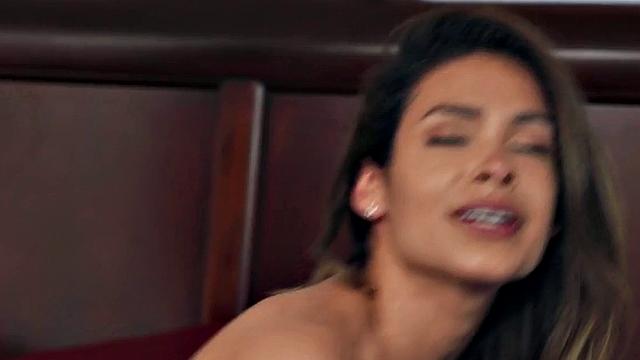 Stunning babes sharing in hot 3some