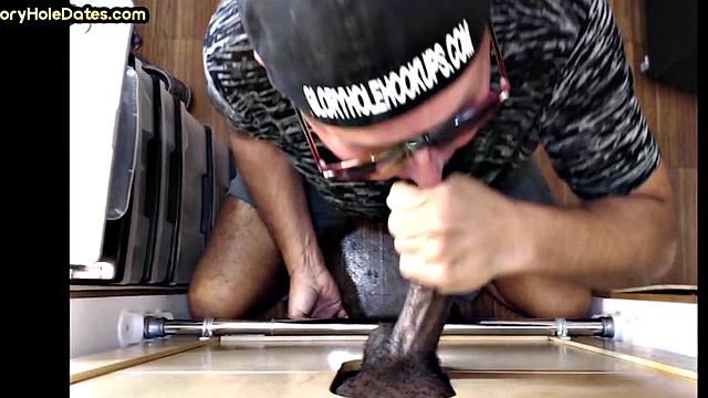 IR cocksucking gloryhole DILF gets banged by dick