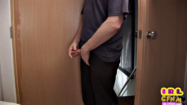 Euro CFNM 21yo uniform gets pussypounded