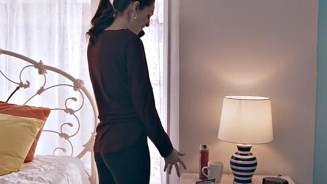 Shemale busty babe fucks cocksucking GF in pussy