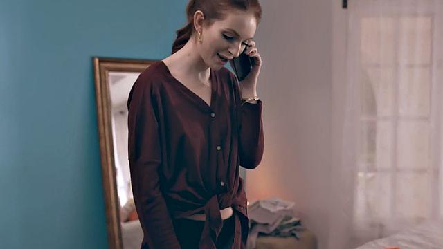 Shemale busty babe fucks cocksucking GF in pussy