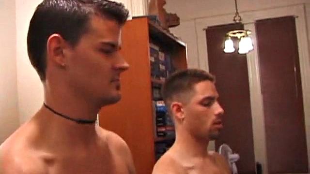 Eight Boys Jerking Cock