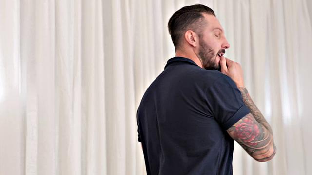 Lilly Bell fucks her friend's dad one last time before getting caught!