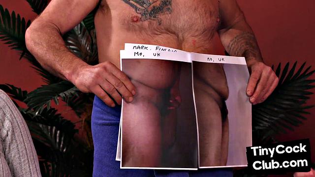 2 bitches give handjob to small dick