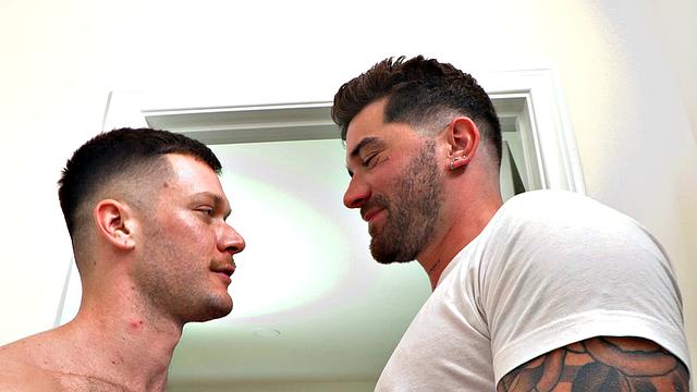 Repair Man Chris Fixes Dryer And Fucks Cute Jock - NextDoorStudios