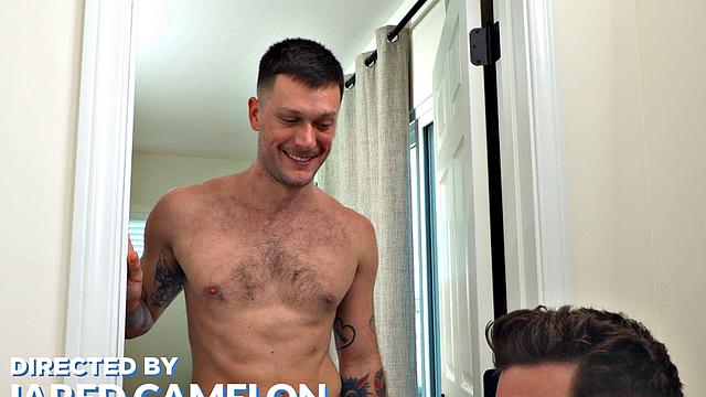 Repair Man Chris Fixes Dryer And Fucks Cute Jock - NextDoorStudios