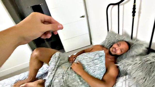 Mesmerized jock gets POV bareback assdrilled by BFF