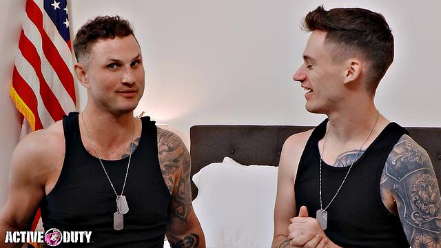 Navy Hunk Flip Fucks Twink - ActiveDuty