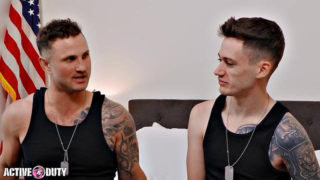 Navy Hunk Flip Fucks Twink - ActiveDuty