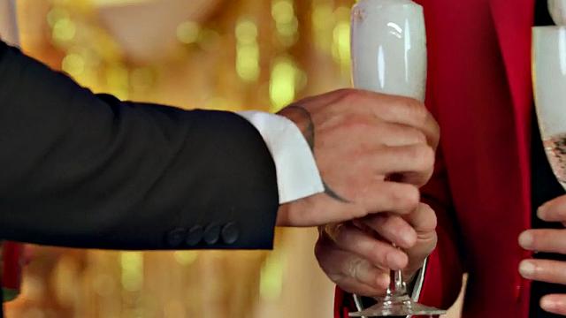 Tattooed nympho fucks perverted stud in anal