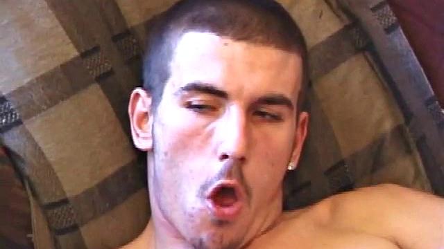 Sebastian strokes his cock and shows off for you