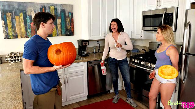 обри синклер шутит, а потом скачет на хуй отчима с волосатой киской