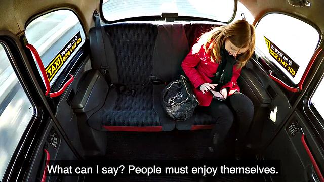 Hot minx take driver's cum